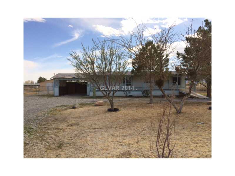 1051 East Manse Road Pahrump, NV 89048 - Photo 1 of 6 Property Photo. FRONT