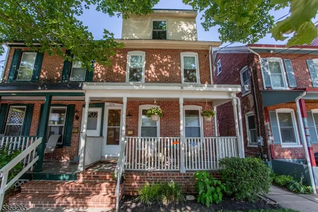 front view of a house with a porch