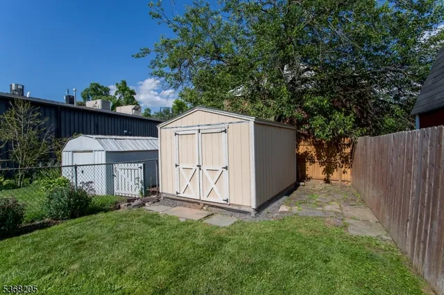 a view of brick walls