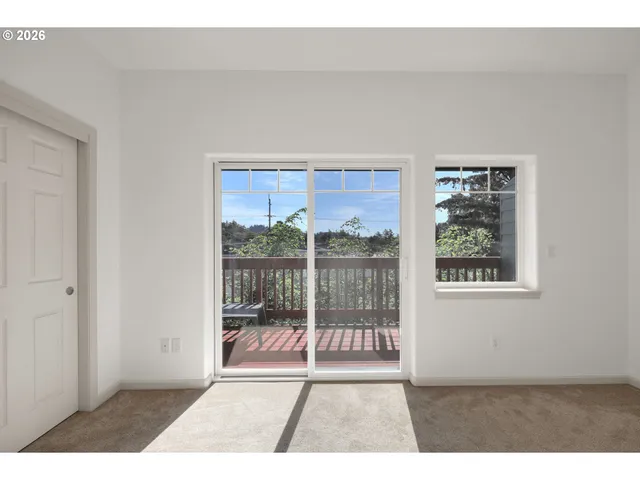 a view interior of a house and an empty room