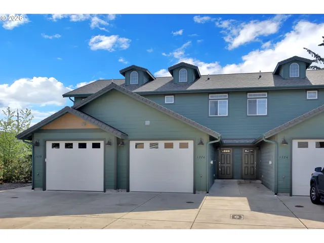 a view of a house with a patio