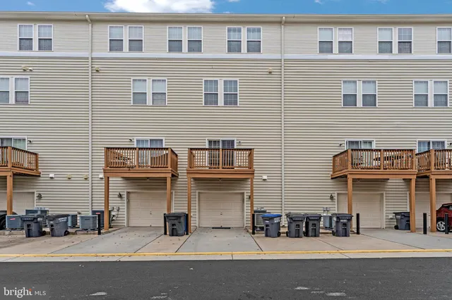 a view of a building with windows