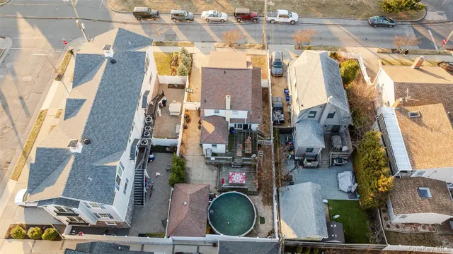 a bird view of a building