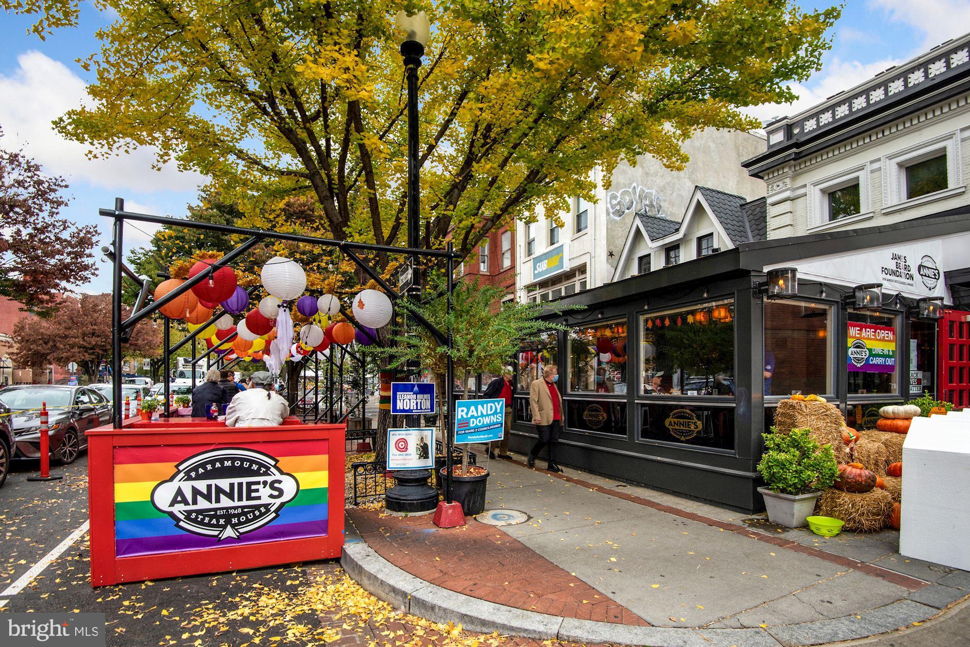 1718 Corcoran Street Northwest, Unit 5 Washington, DC 20009 - Photo 20 of 23 a view of street with sitting area