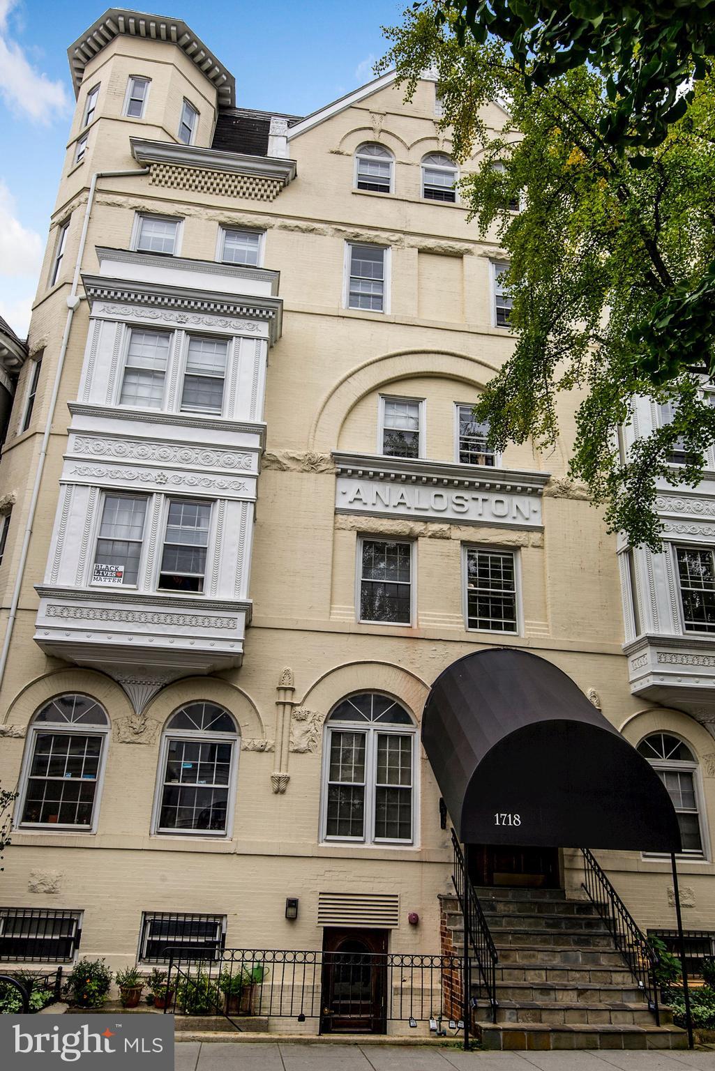 1718 Corcoran Street Northwest, Unit 5 Washington, DC 20009 - Photo 2 of 23 a front view of a building