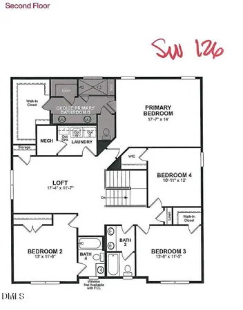 a picture of a floor plan