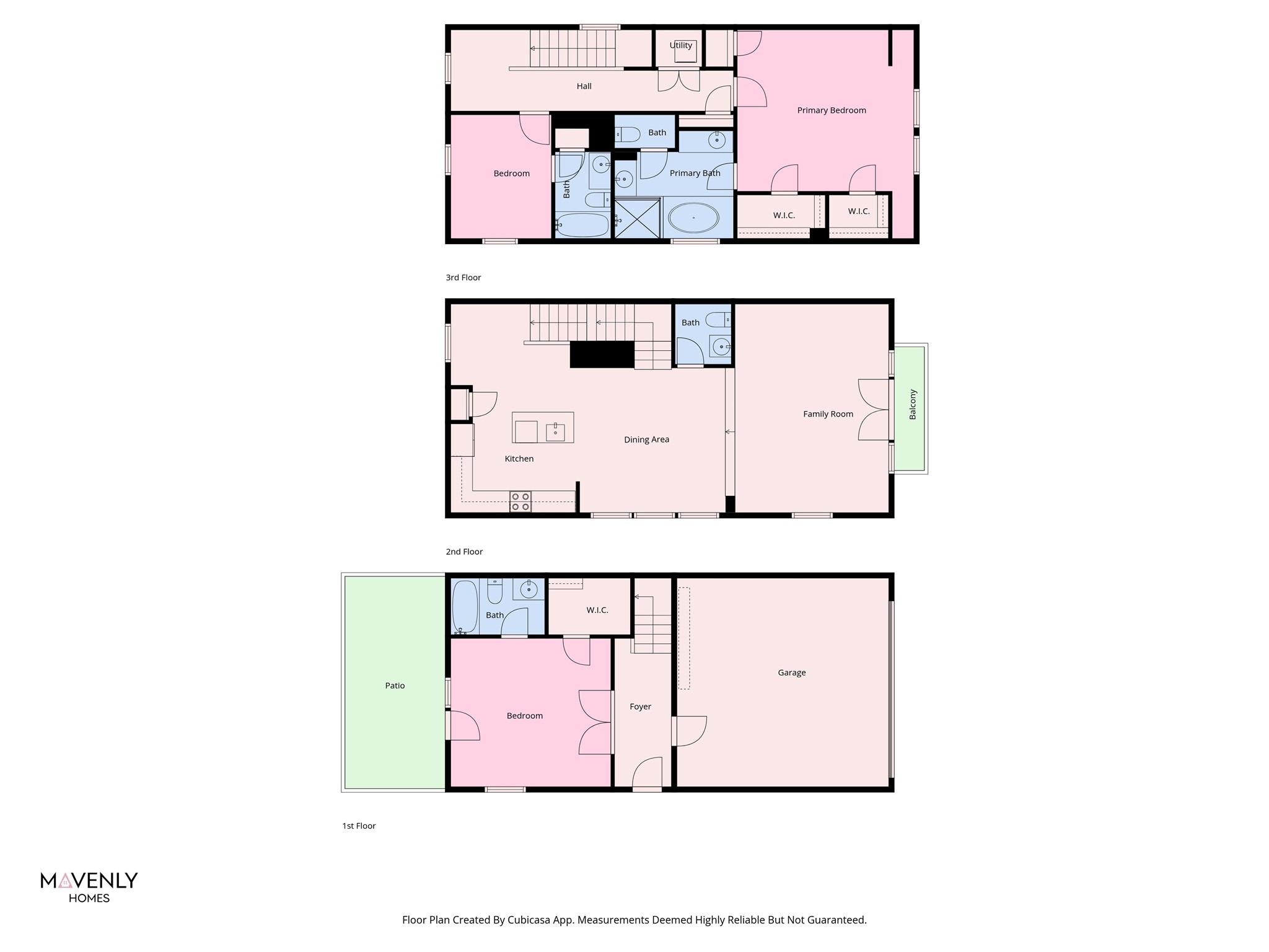 622 Rutland Street, Unit D Houston, TX 77007 - Photo 27 of 27 Layout