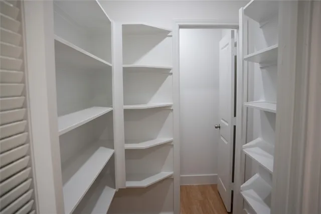 a view of walk in closet