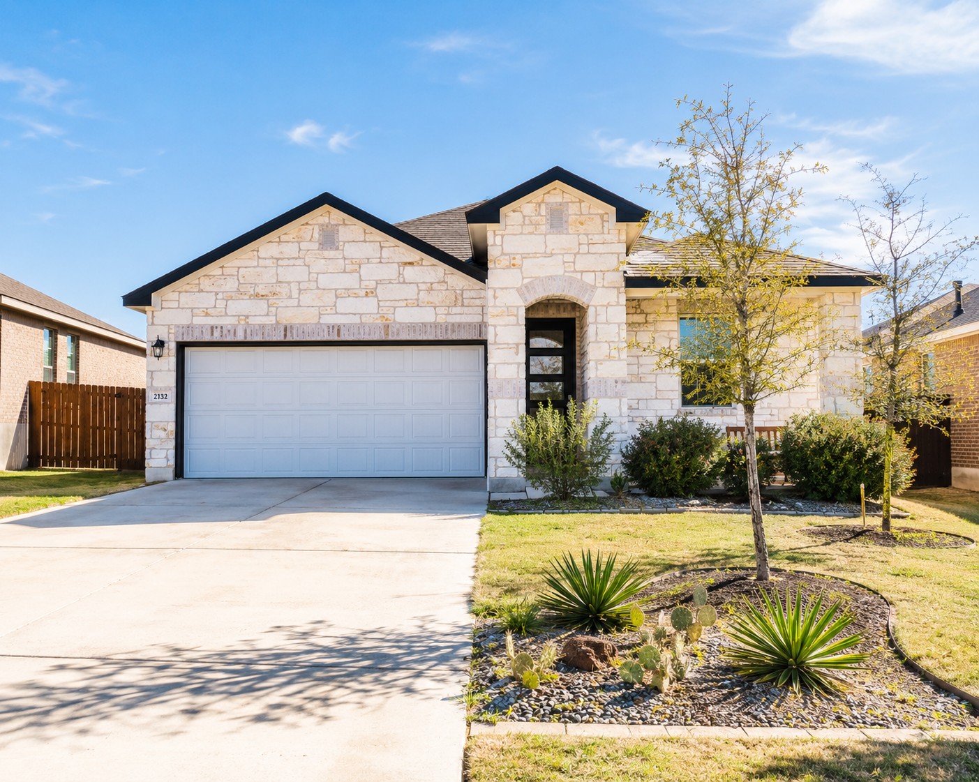 2132 Centerline Lane Georgetown, TX 78628 - Photo 1 of 30 2132 Centerline Ln Built by DR Horton lovely contemporary ranch style