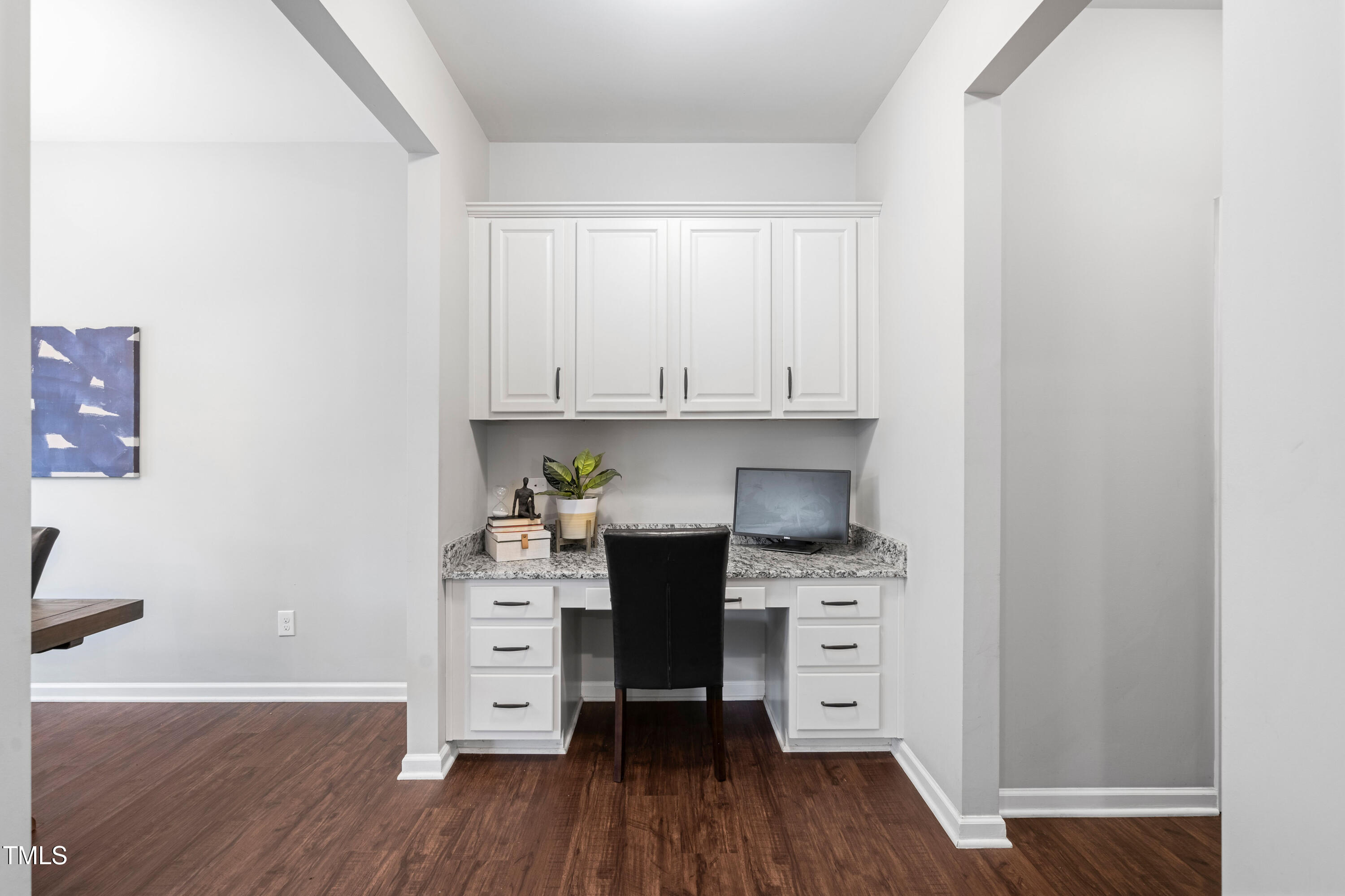 624 Metro Station Apex, NC 27502 - Photo 12 of 36 a view of a kitchen with microwave and cabinets