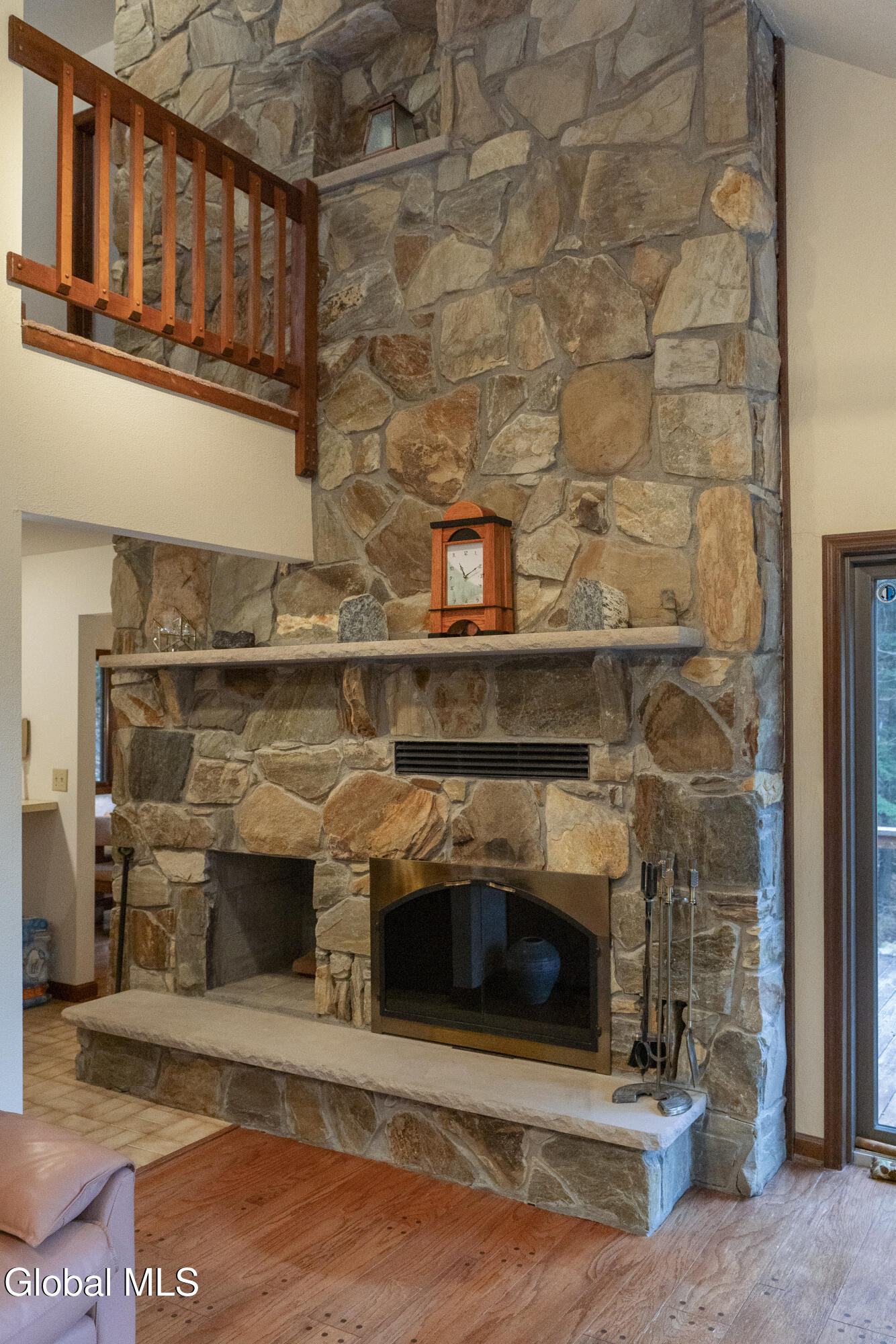 441 East Kelm Pond Road Warrensburg, NY 12817 - Photo 7 of 26 Adirondack Stone Fireplace