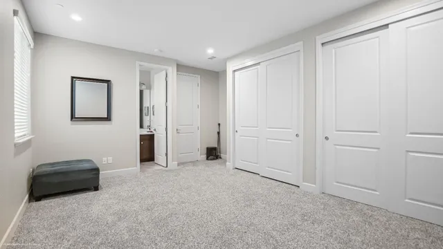 a view of a livingroom with a couch