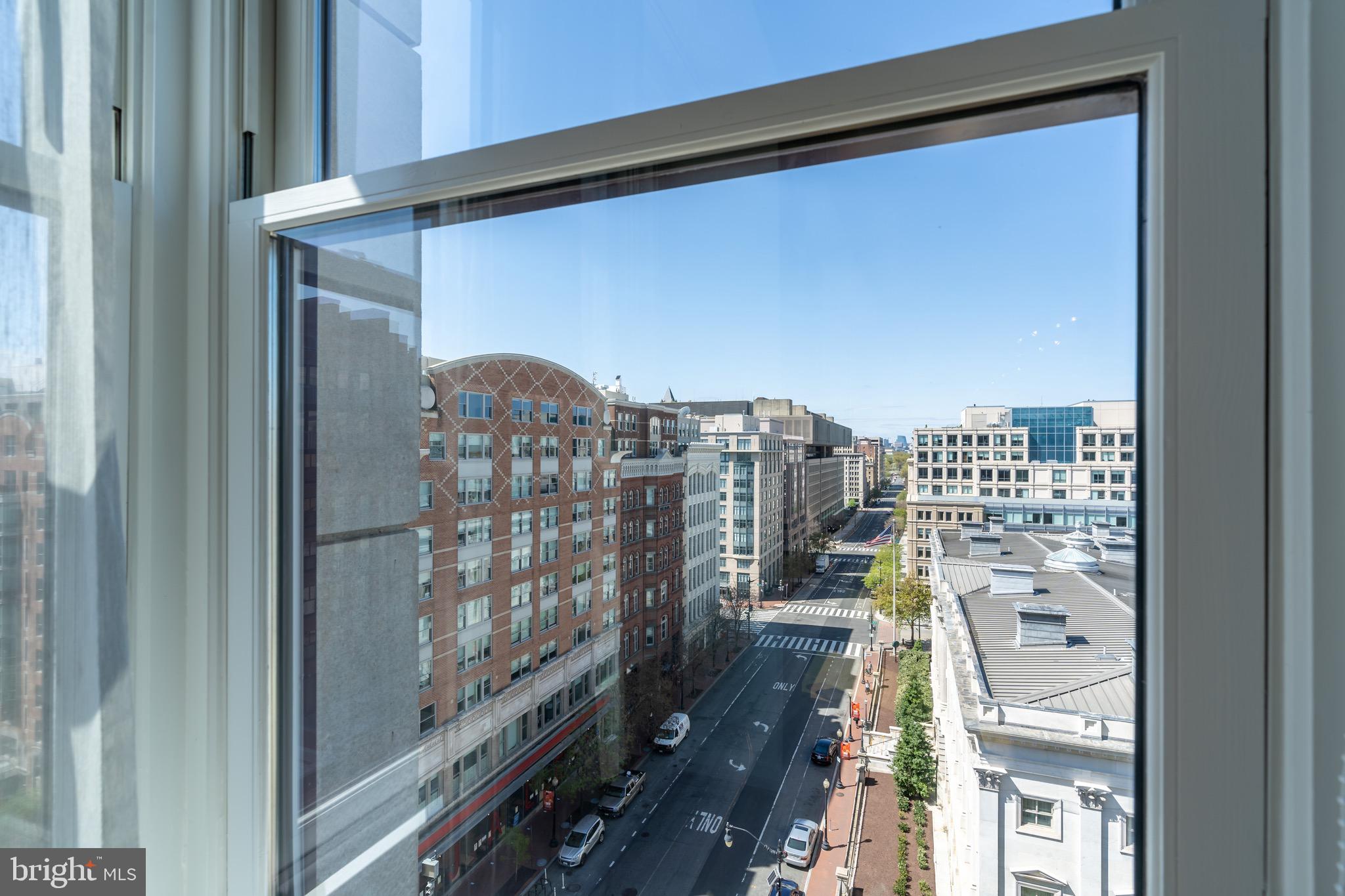675 E Street Northwest, Unit 900 Washington, DC 20004 - Photo 44 of 46 View, west on E St. 9th floor views!