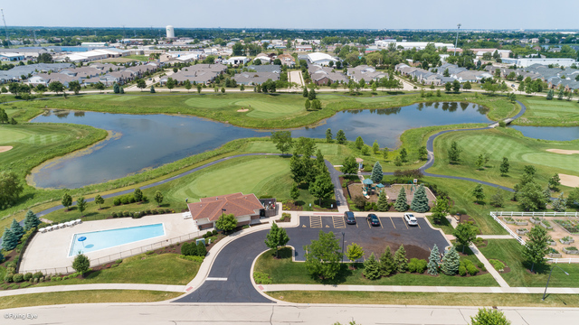 2940 Chevy Chase Lane Naperville, IL 60564 - Photo 33 of 38 an aerial view of a house with a garden