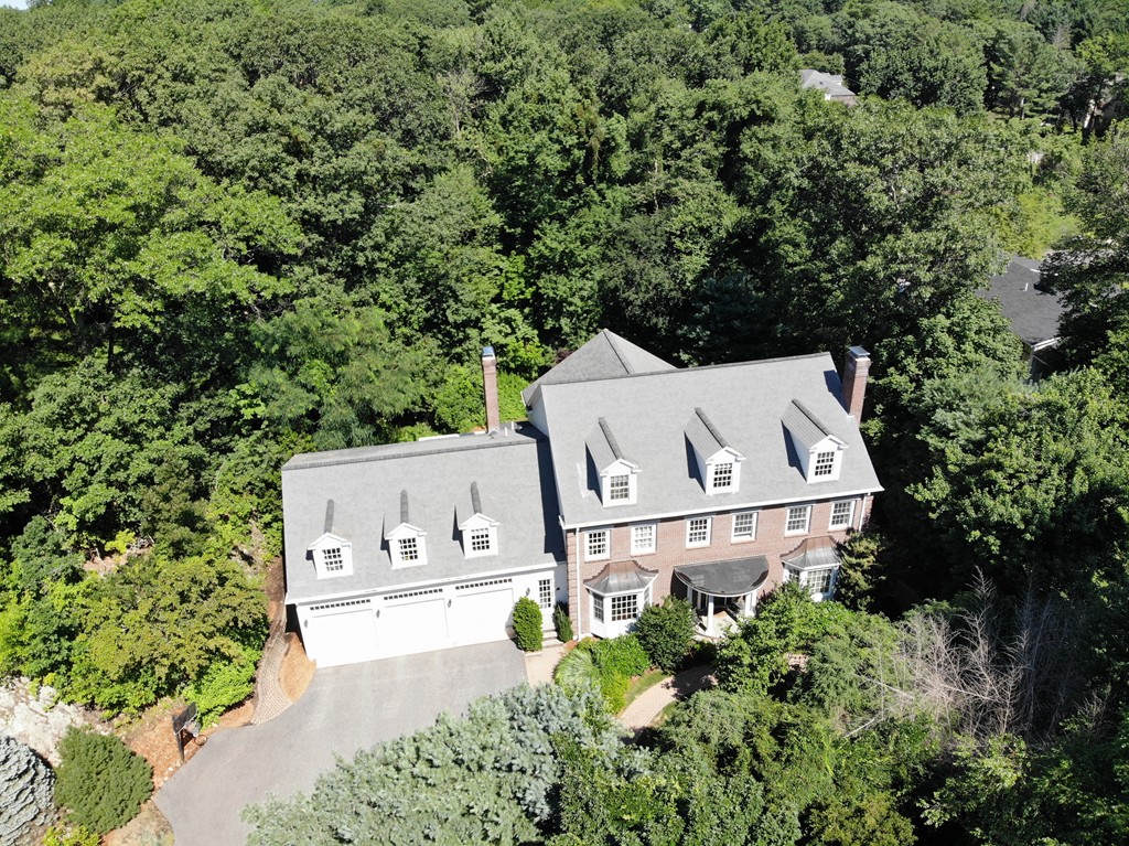 45 Arnold Road Wellesley, MA 02481 - Photo 5 of 15 an aerial view of a house with yard