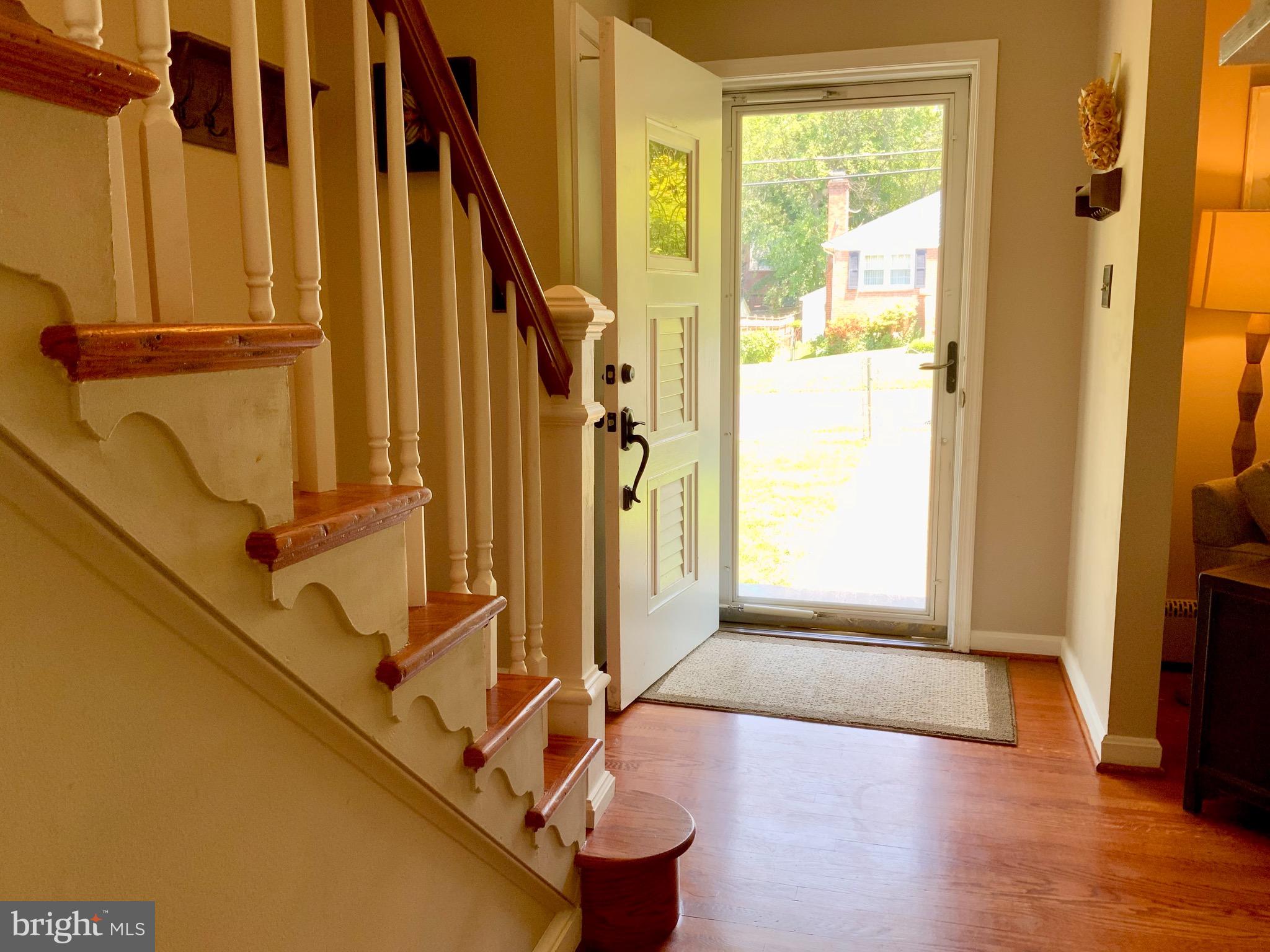 Pleasant entry foyer...