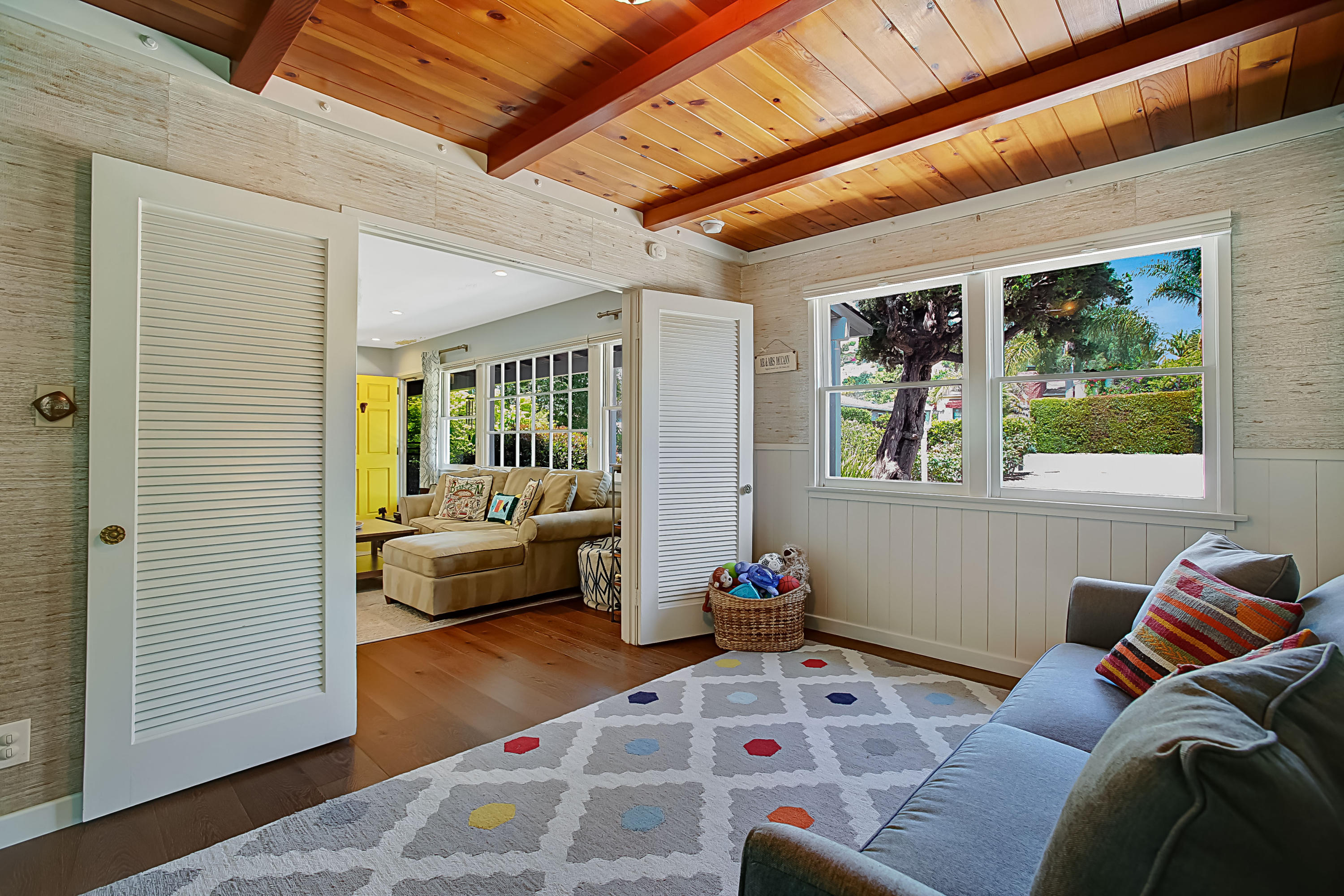 3041 Foothill Road Santa Barbara, CA 93105 - Photo 15 of 25 a bedroom with furniture and a window