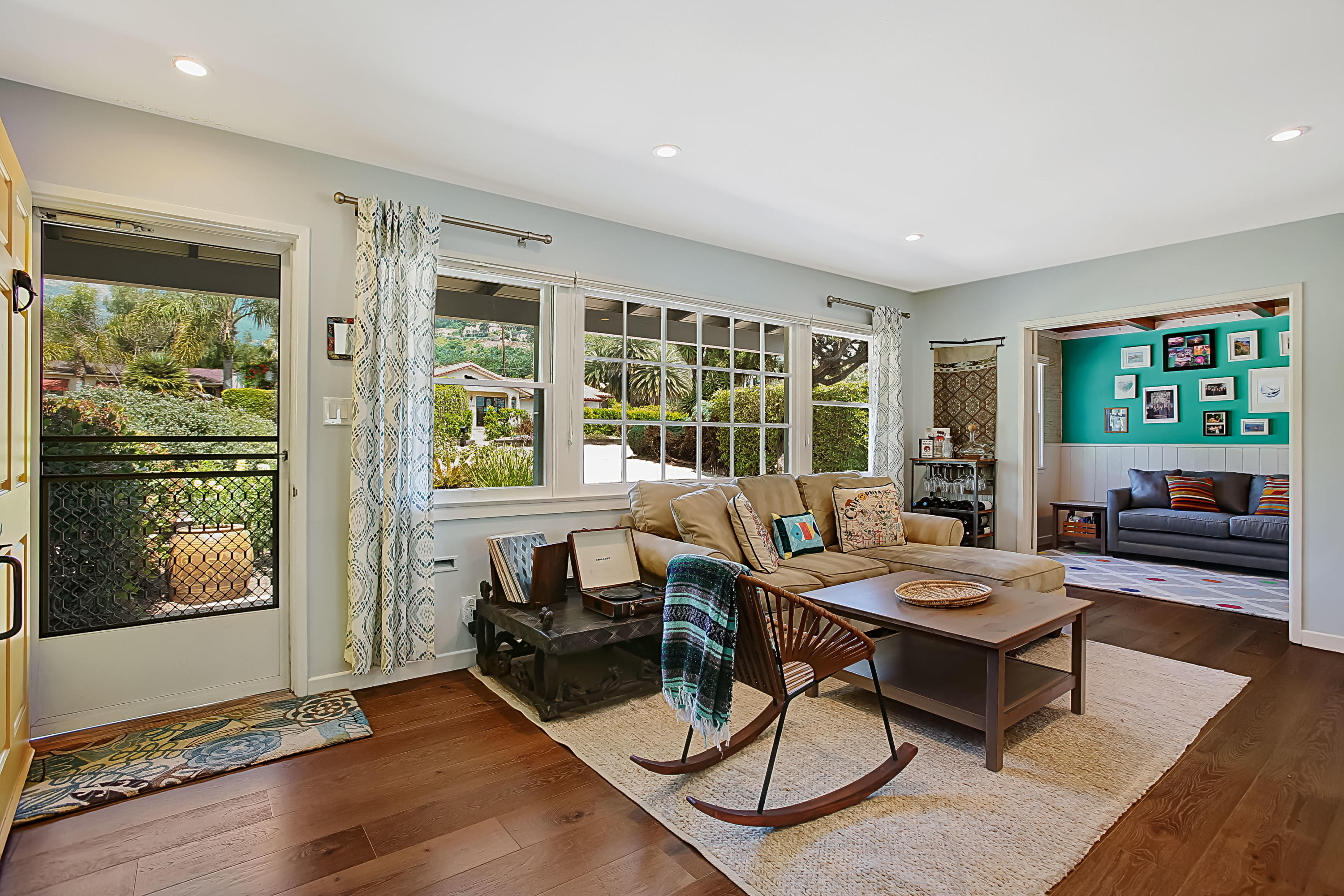 3041 Foothill Road Santa Barbara, CA 93105 - Photo 7 of 25 a living room with furniture and a window
