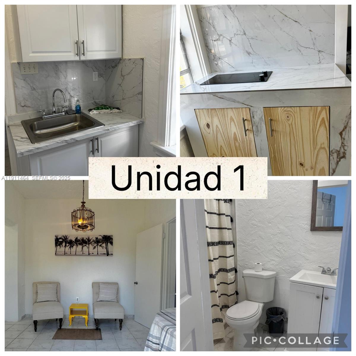 5629 Southwest 7th Street Miami, FL 33144 - Photo 3 of 22 a bathroom with a sink a toilet and shower