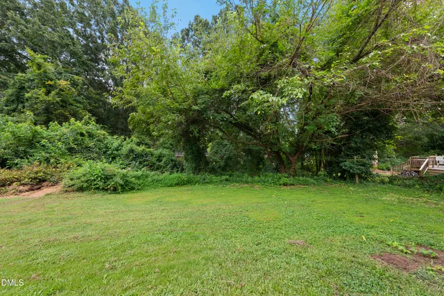 a view of a green yard