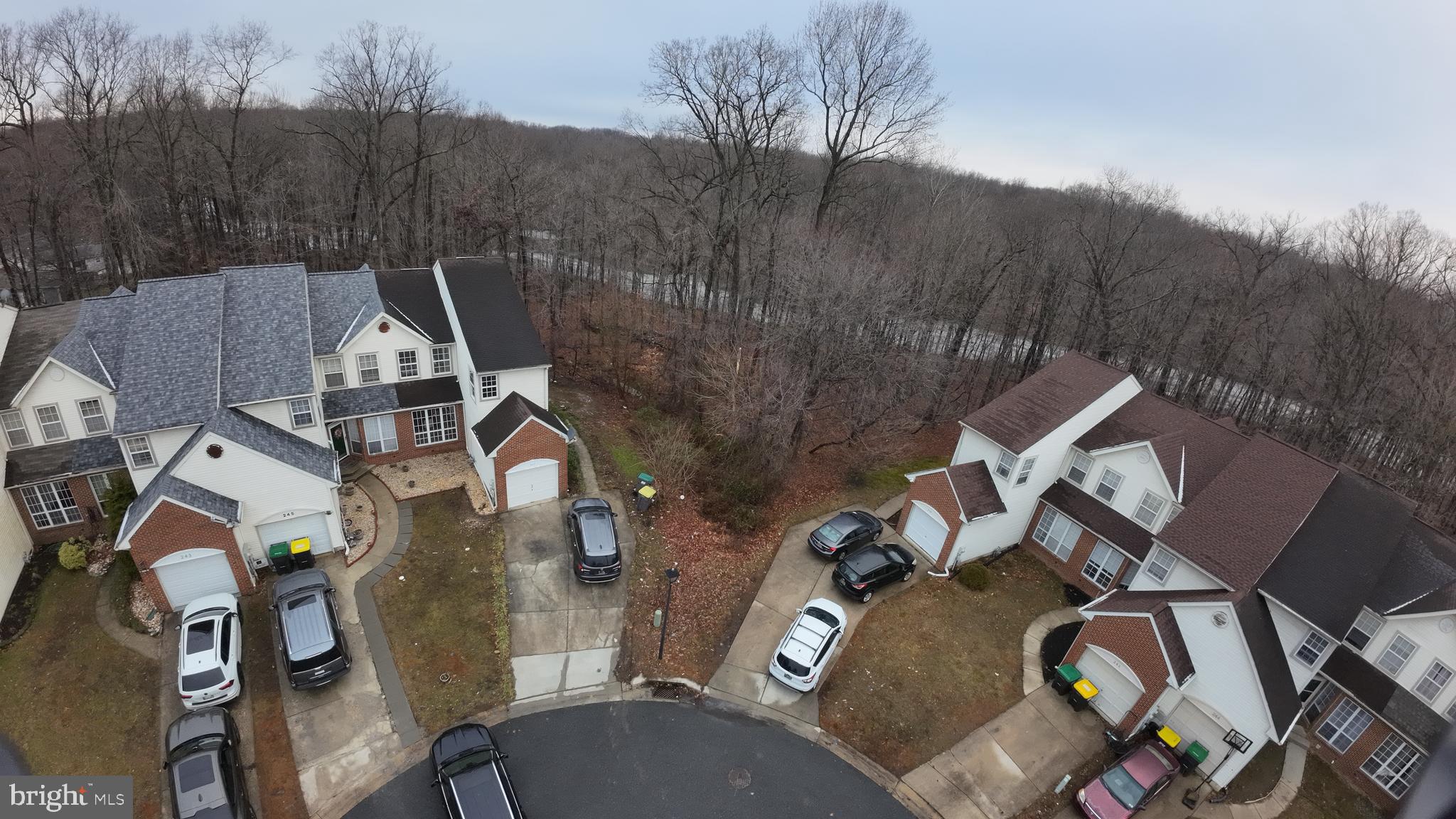 247 Becks Woods Drive Bear, DE 19701 - Photo 48 of 58 an aerial view of a house with garden space and street view