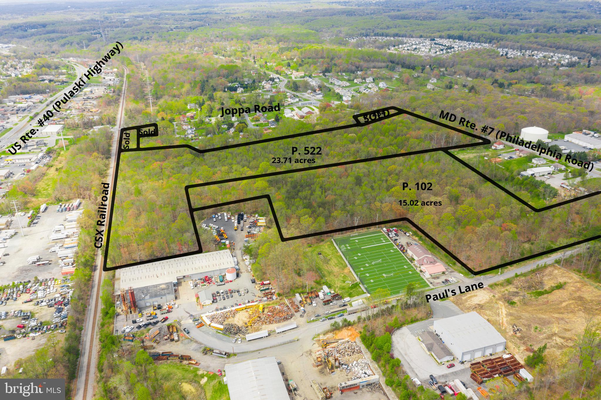 711 Philadelphia Road Joppa, MD 21085 - Photo 3 of 3 Aerial View