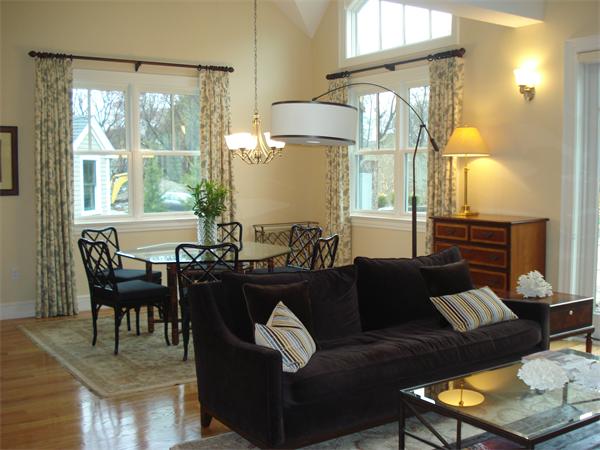 34 Courtyard Place, Unit B Lexington, MA 02420 - Photo 6 of 19 a living room with furniture and a large window