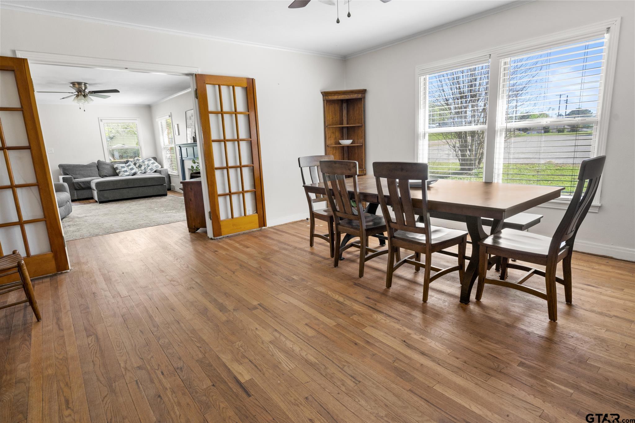 290 Lynch Street Hawkins, TX 75765 - Photo 7 of 36 a view of a dining room with furniture window and wooden floor