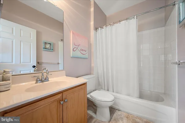 a view of a pathway with a park