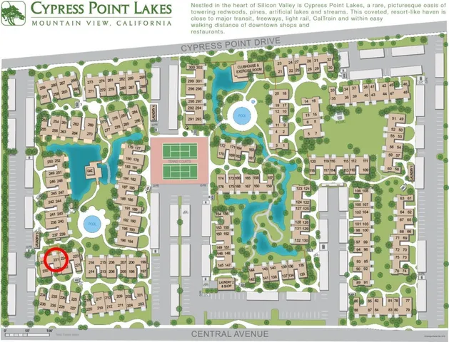 $2,800 | 505 Cypress Point Drive, Unit 231, Mountain View, CA 94043