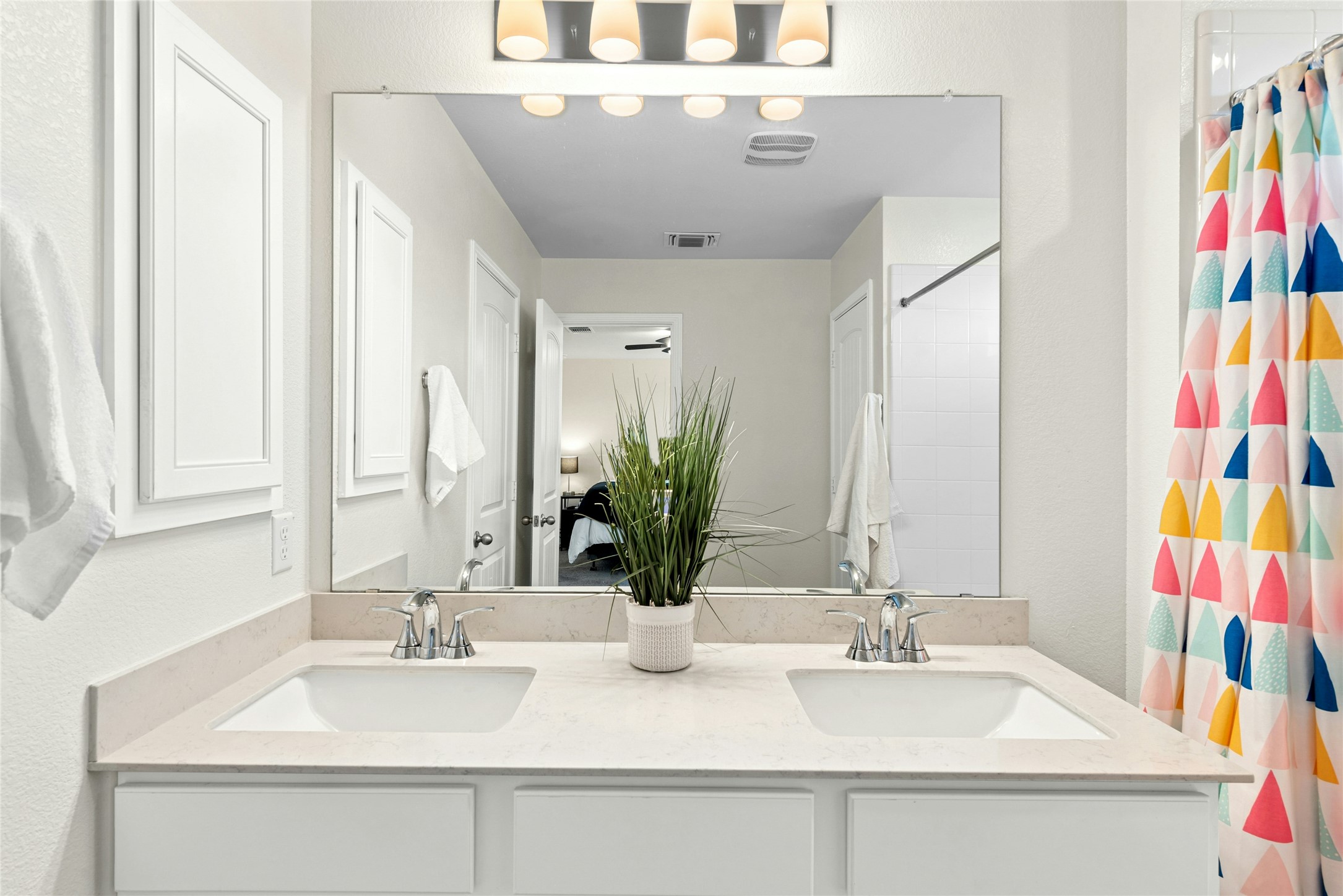 1124 Aronia Lane Georgetown, TX 78626 - Photo 19 of 31 a bathroom with a sink and a mirror