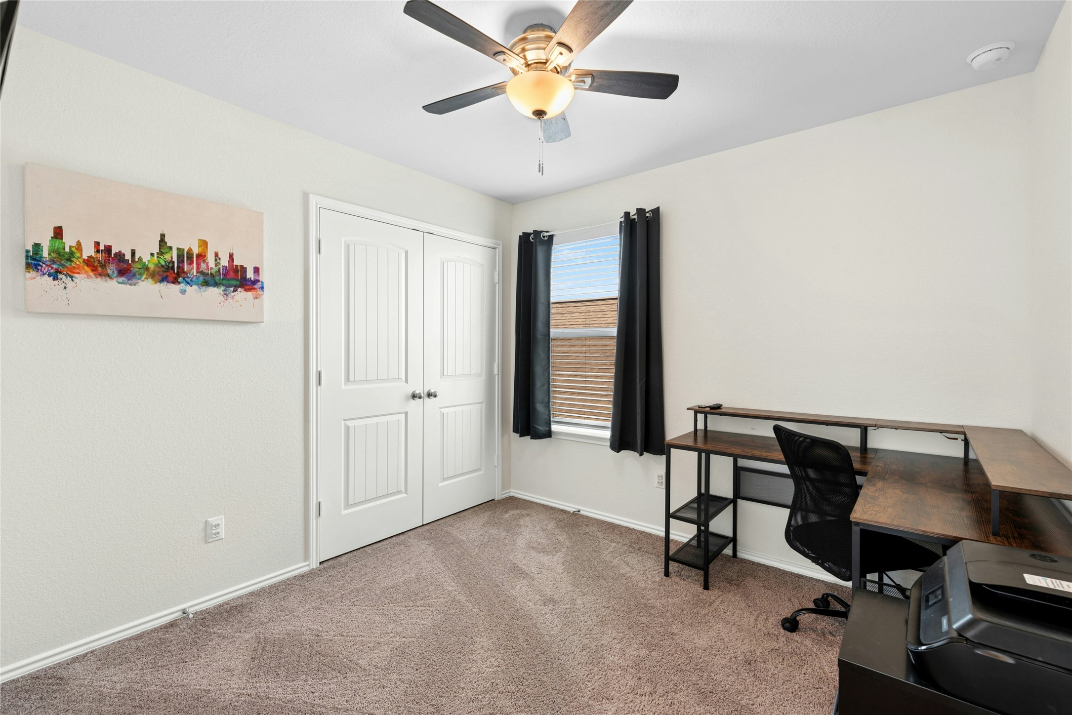 1124 Aronia Lane Georgetown, TX 78626 - Photo 23 of 31 a view of a workspace with furniture and a window
