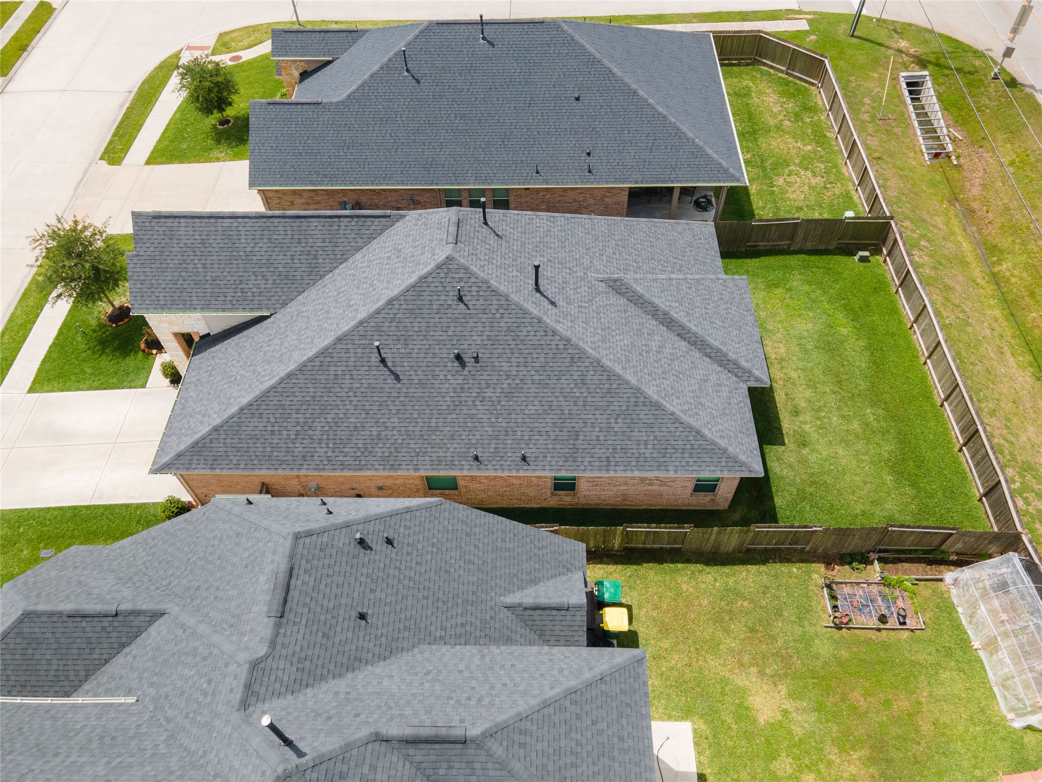 1314 Orchard Ridge Lane Tomball, TX 77375 - Photo 32 of 35 An aerial view showcases the generous backyard space.