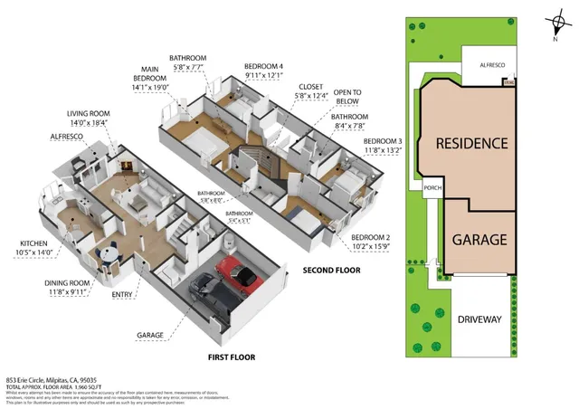 $1,388,000 | 853 Erie Circle, Milpitas, CA 95035