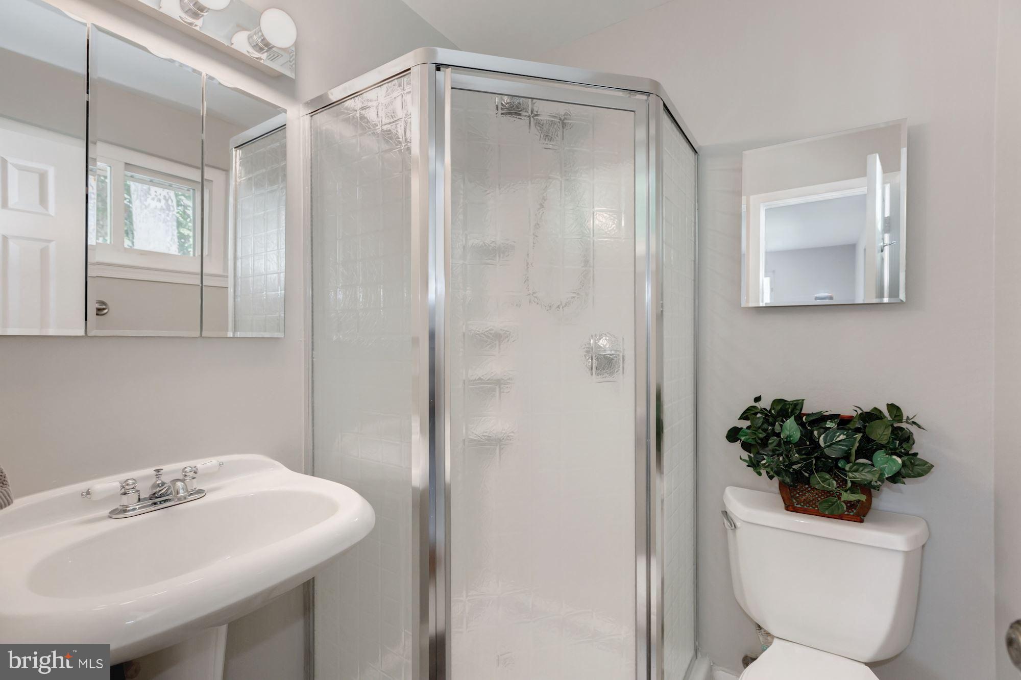8425 Thames Street Springfield, VA 22151 - Photo 17 of 30 a bathroom with a sink toilet and shower