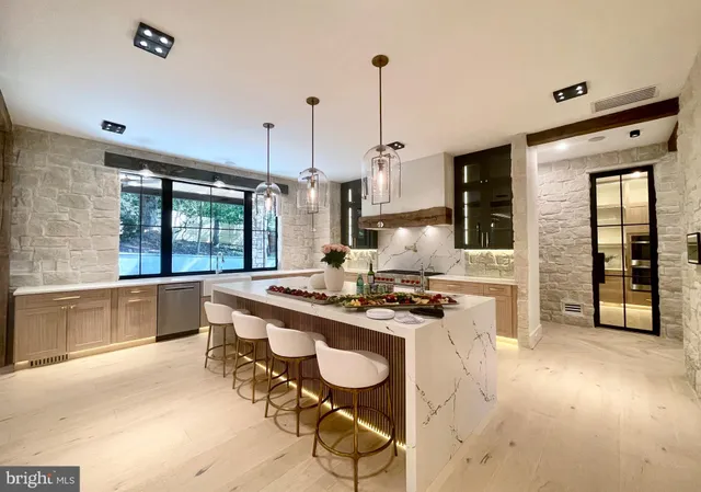 a view of a black gate