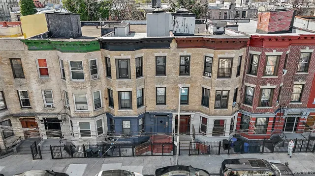 an aerial view of residential houses