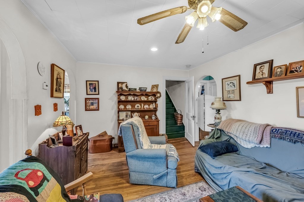 66 Chapin Road Hampden, MA 01036 - Photo 3 of 31 a living room with furniture a ceiling fan and a rug
