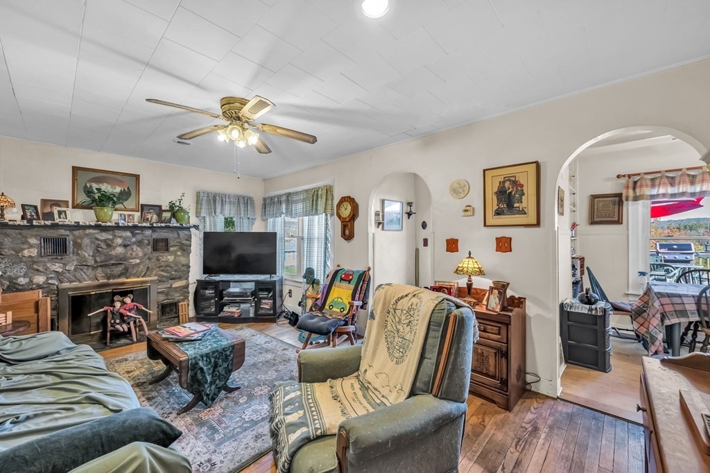 66 Chapin Road Hampden, MA 01036 - Photo 4 of 31 a living room with furniture and a flat screen tv