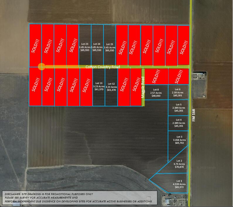 6428 Cotton Country Road Ropesville, TX 79358 - Photo 2 of 3 2025 Lot Map