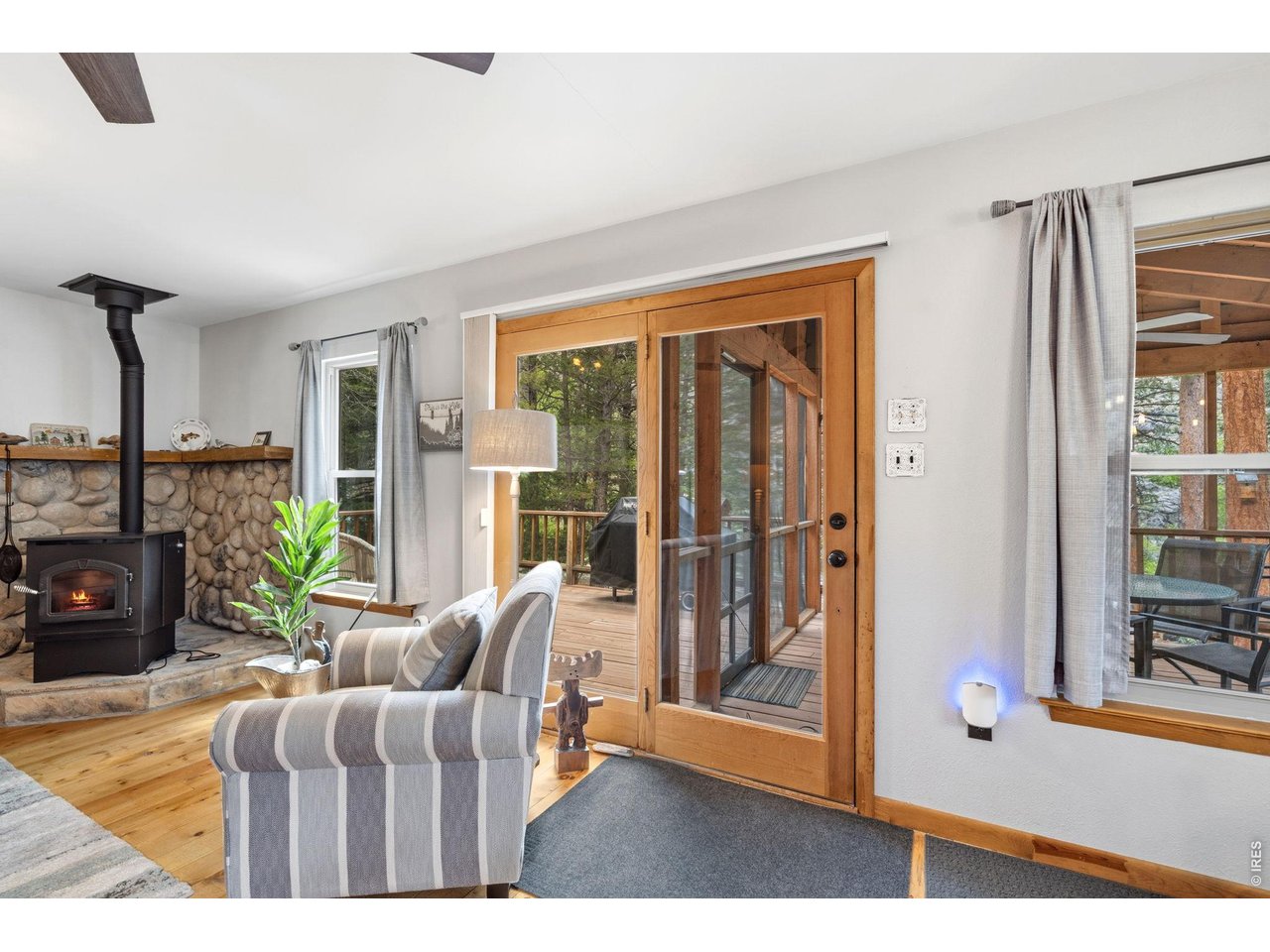 36917 Poudre Canyon Road Bellvue, CO 80512 - Photo 15 of 46 Pellet stove for those chilly nights