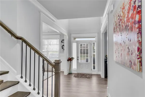 a view of workspace with a window