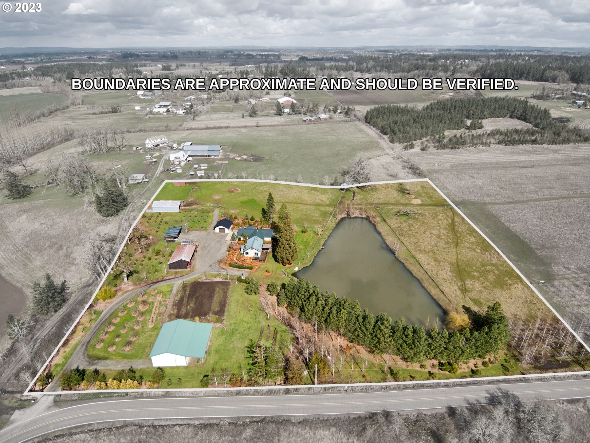 9953 South Wildcat Road Molalla, OR 97038 - Photo 3 of 41 a view of swimming pool with an ocean view