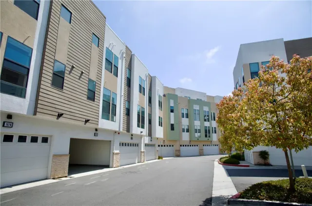 a view of a swimming pool with a garden