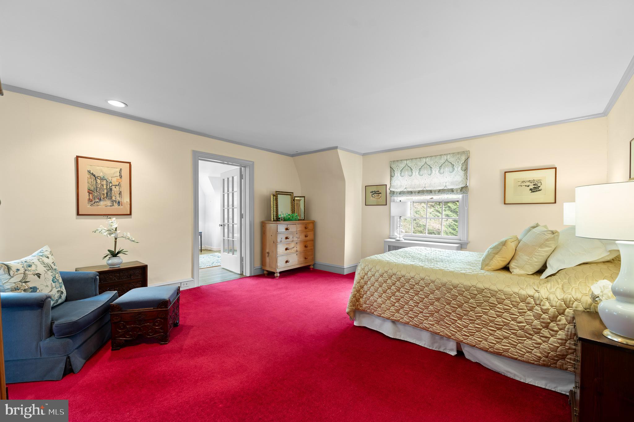 3 Canterbury Lane Wayne, PA 19087 - Photo 28 of 57 a bedroom with a bed and a couch