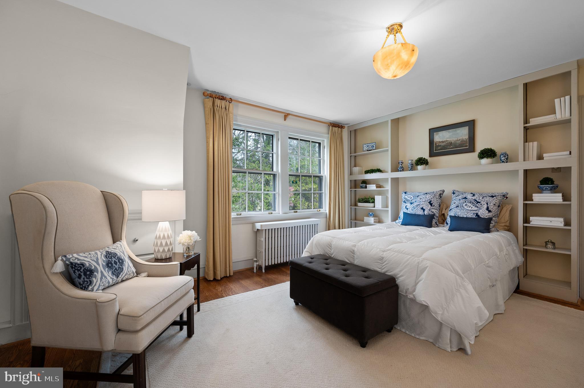 3 Canterbury Lane Wayne, PA 19087 - Photo 38 of 57 a bedroom with a bed and a couch