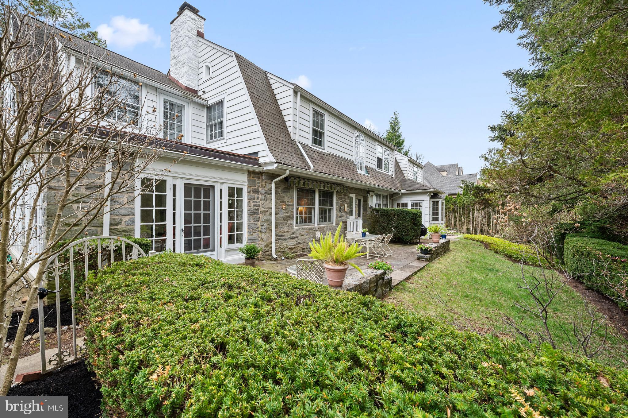 3 Canterbury Lane Wayne, PA 19087 - Photo 49 of 57 a view of a house with backyard porch and sitting area