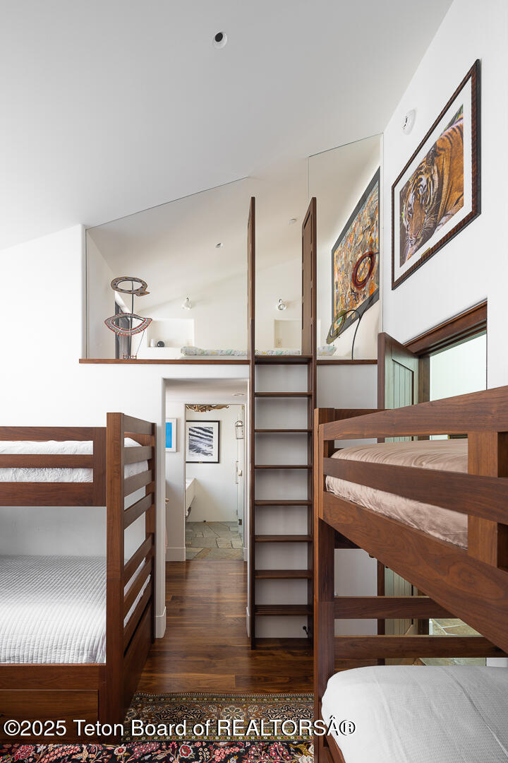 1120 Thunder Road Wilson, WY 83014 - Photo 27 of 38 Guest Bunkroom with Loft