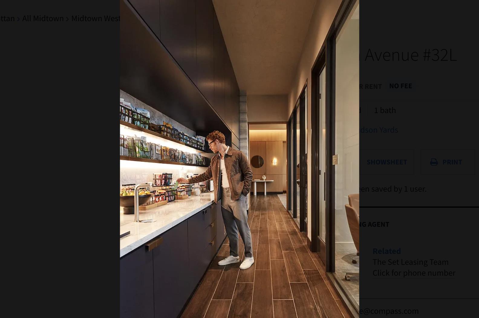 455 10th Avenue, Unit 33L Manhattan, NY 10018 - Photo 12 of 18 a view of a hallway with wooden floor