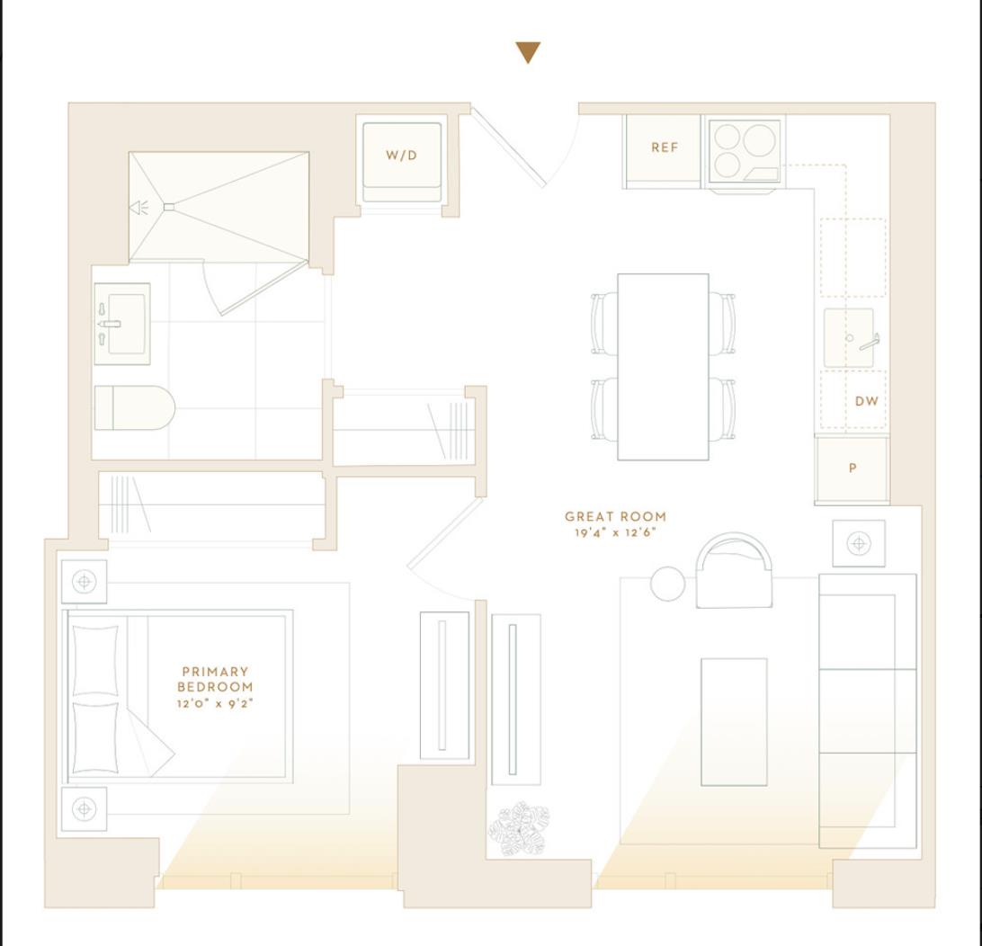 455 10th Avenue, Unit 33L Manhattan, NY 10018 - Photo 18 of 18 a picture of a room